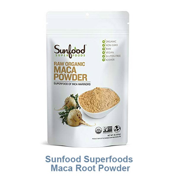 Sunfood Superfoods Maca Root Powder, Organic,