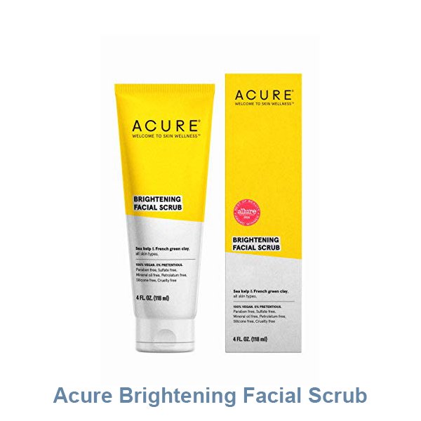 Acure Brightening Facial Scrub - 4 Fl Oz - All Skin Types