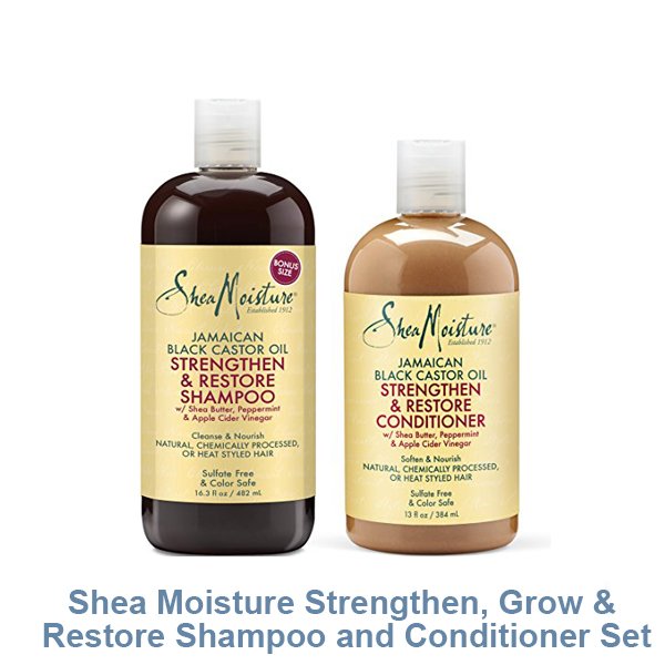 Shea Moisture Strengthen, Grow &amp; Restore Shampoo and Conditioner Set