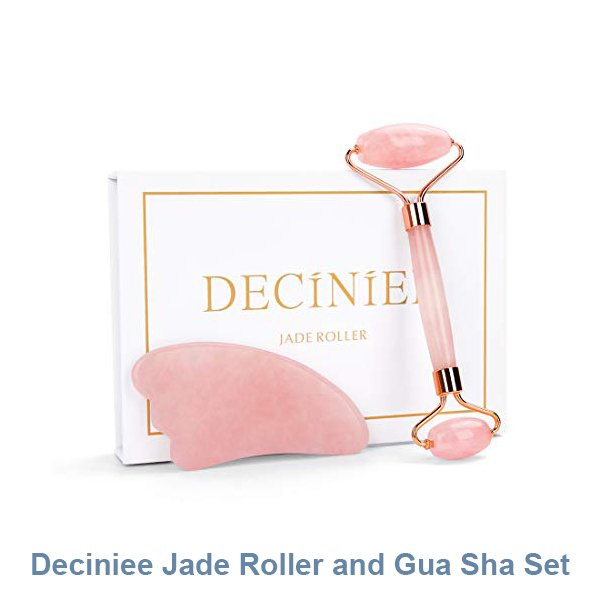 Deciniee Jade Roller and Gua Sha Set