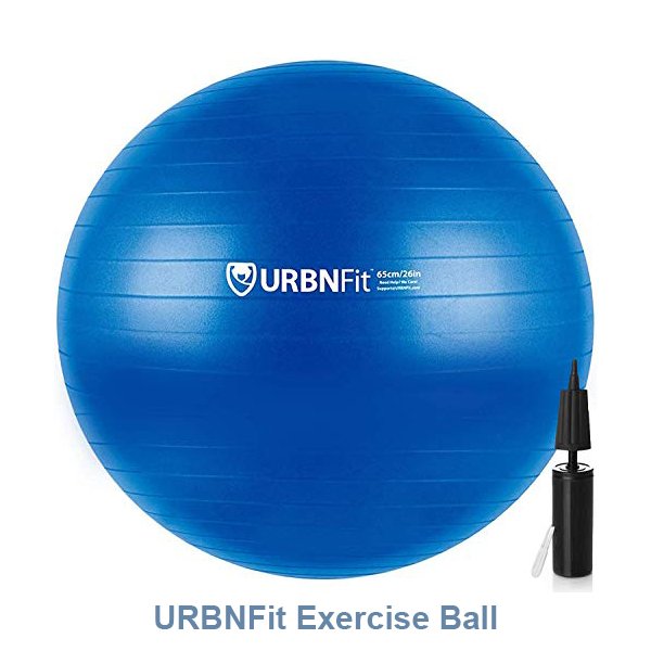 URBNFit Exercise Ball - Yoga Ball for Workout Pregnancy Stability