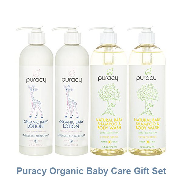 Puracy Organic Baby Care Gift Set