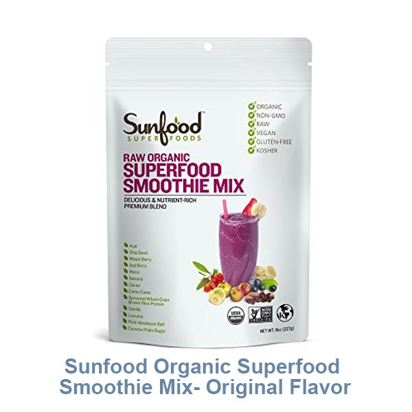 Sunfood Organic Superfood Smoothie Mix- Original Flavor