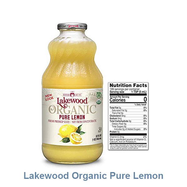 Lakewood Organic Pure Lemon, 32 Ounce