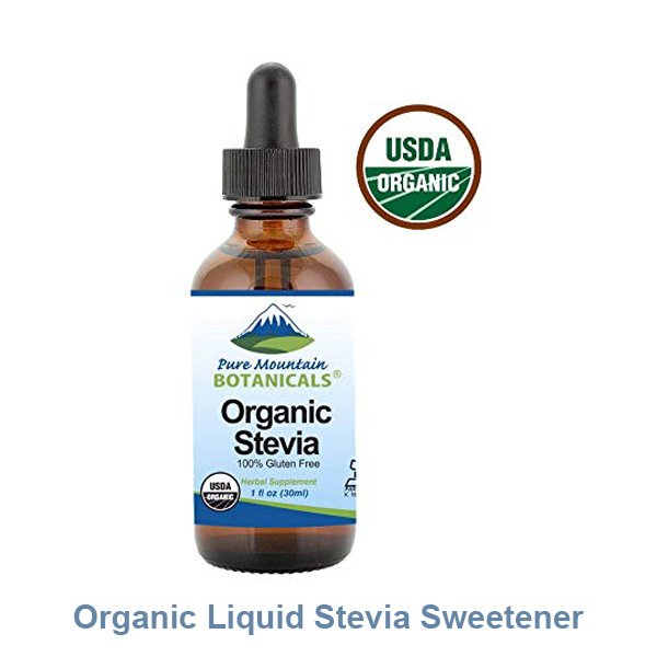 Organic Liquid Stevia Sweetener – Alcohol Free 