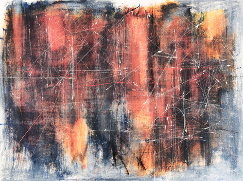 Fernando Zobel, ‘Saeta 52’, 1958, oil on canvas, 91 x 122 cm. Image courtesy of Leon Gallery.