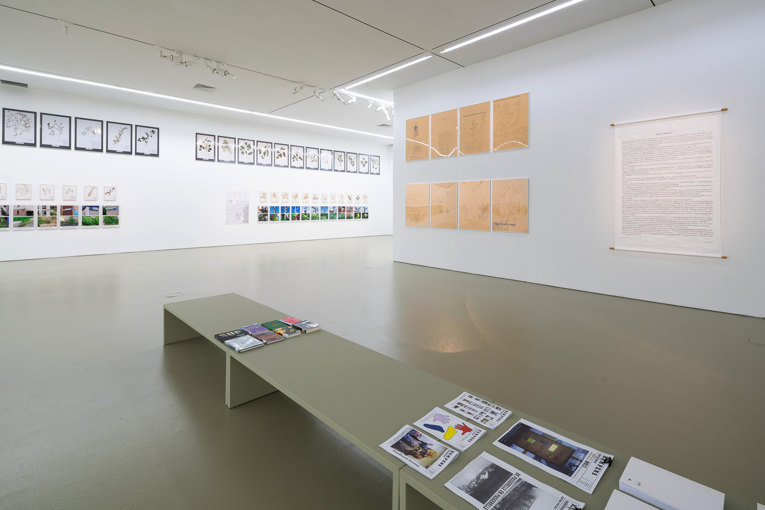Jef Geys, 'Quadra Medicinale Singapore', installation view. Image courtesy of NTU CCA Singapore.