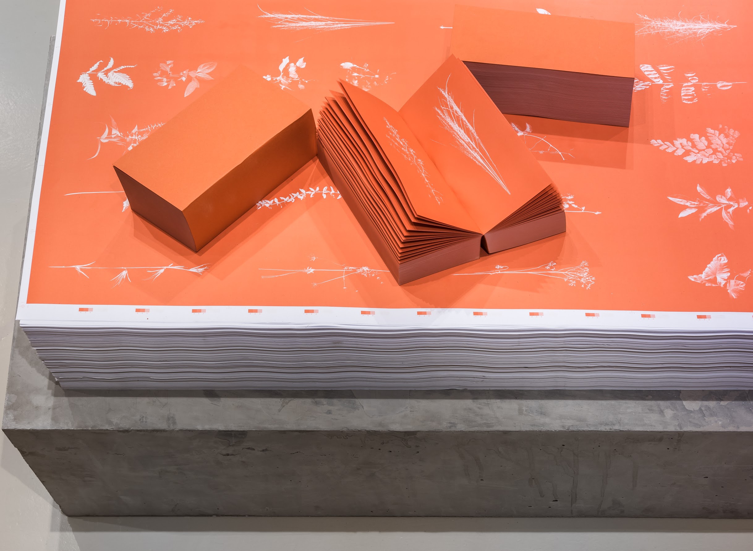 Irfan Hendrian, ‘Pages from Tropical Ephemerality: Brick Wall’, offset lithography on office paper, 50 x 79cm, 2019. Image courtesy of Hermès.