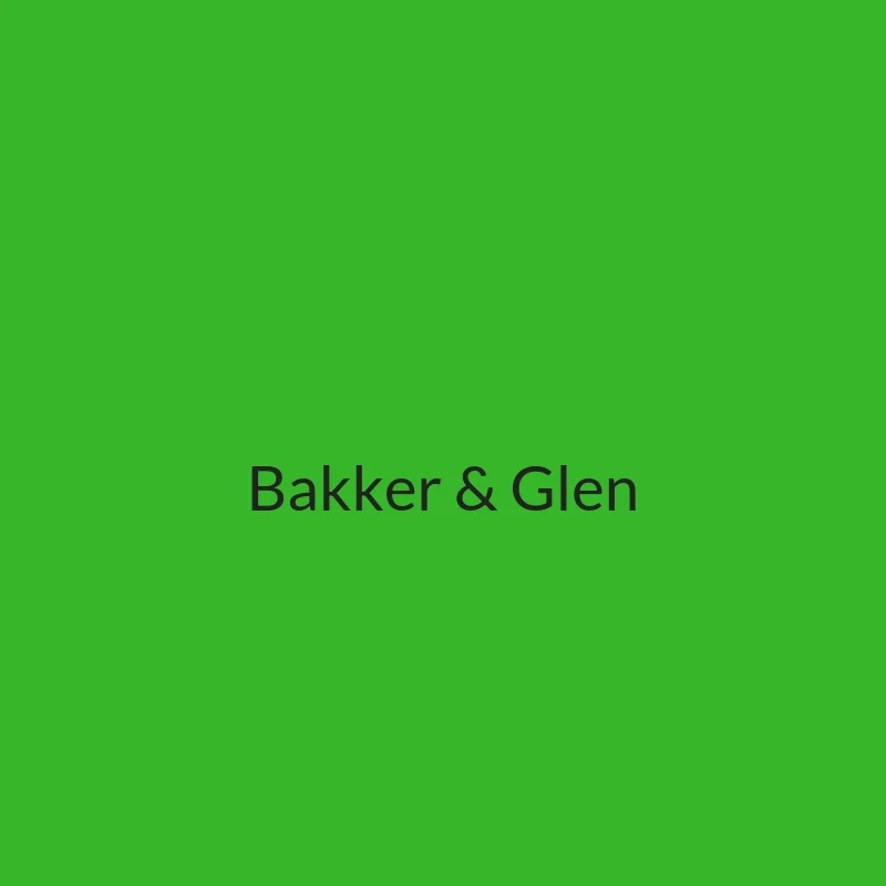 Bakker & Glen 22 December 9 am - 5 pm 23 December - CLOSED