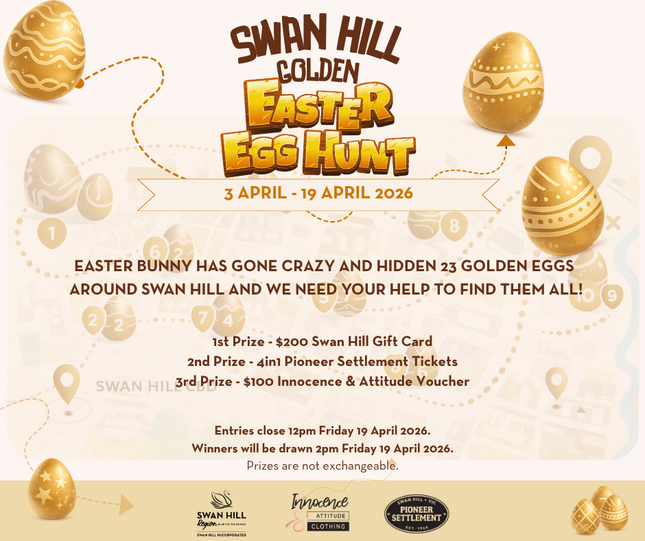 Swan Hill Golden Egg Hunt