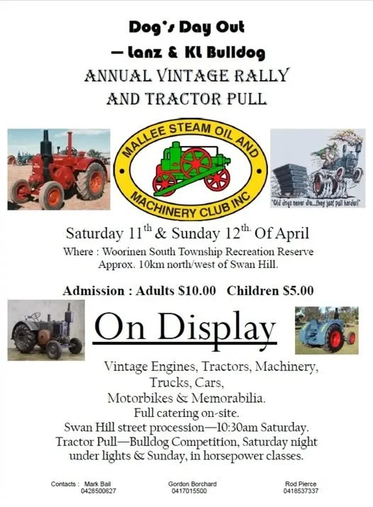 Annual Vintage Rally &amp; Tractor Pull