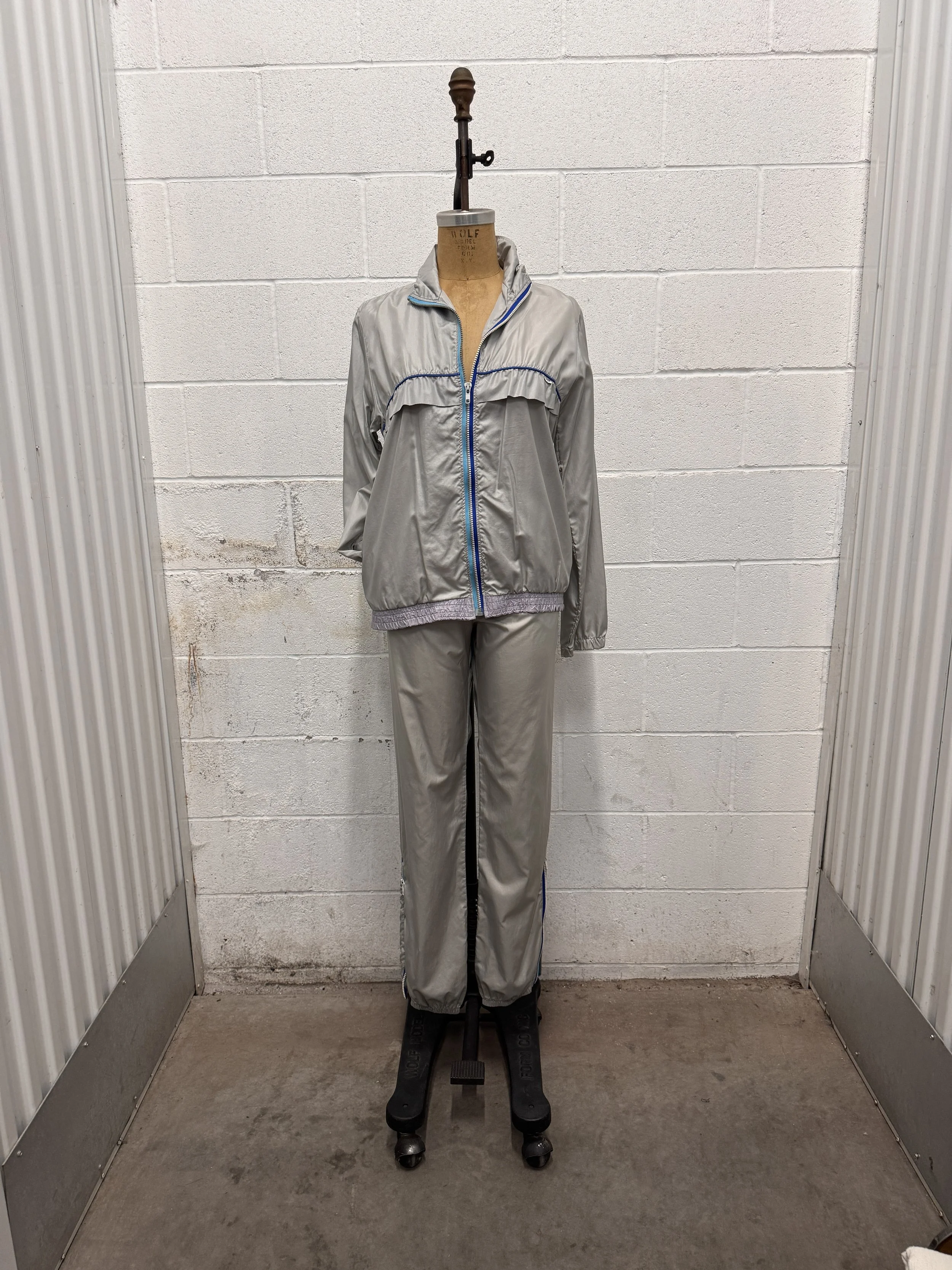1980s Wilson Silver Grey Track Suit