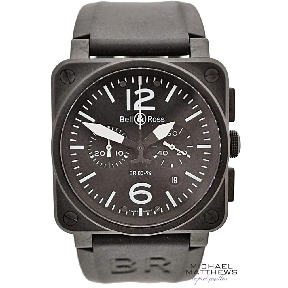 Bell \u0026 Ross Br 03-94 42mm Watch 
