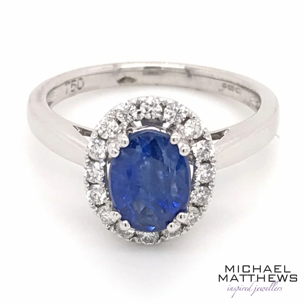 Sapphire & Diamond Cluster