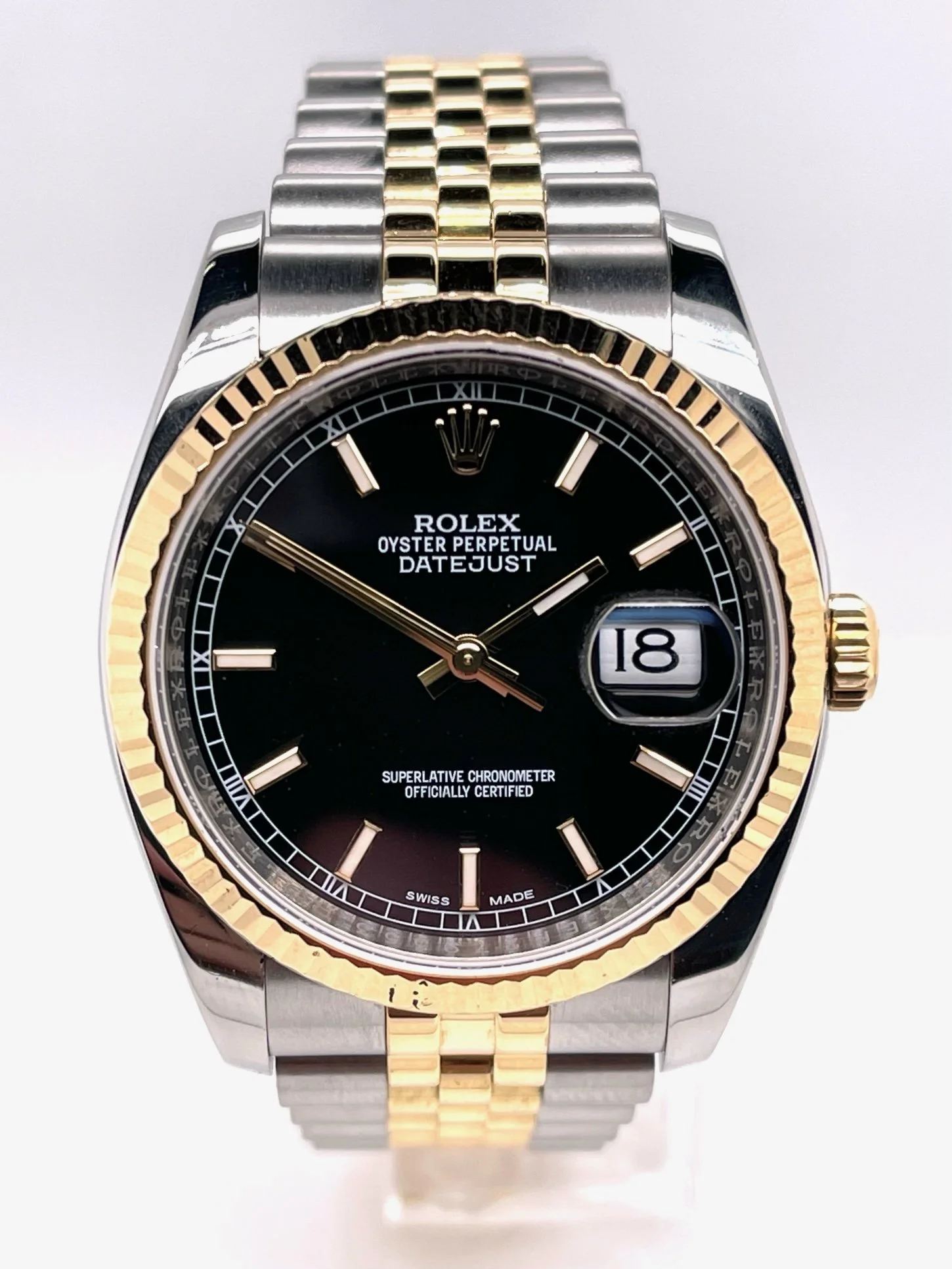 datejust rolex black face