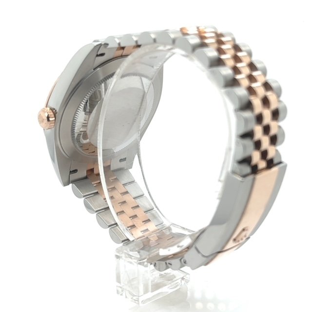 Rolex Steel and Everose Datejust 41 Wimbledon Dial Jubilee Bracelet