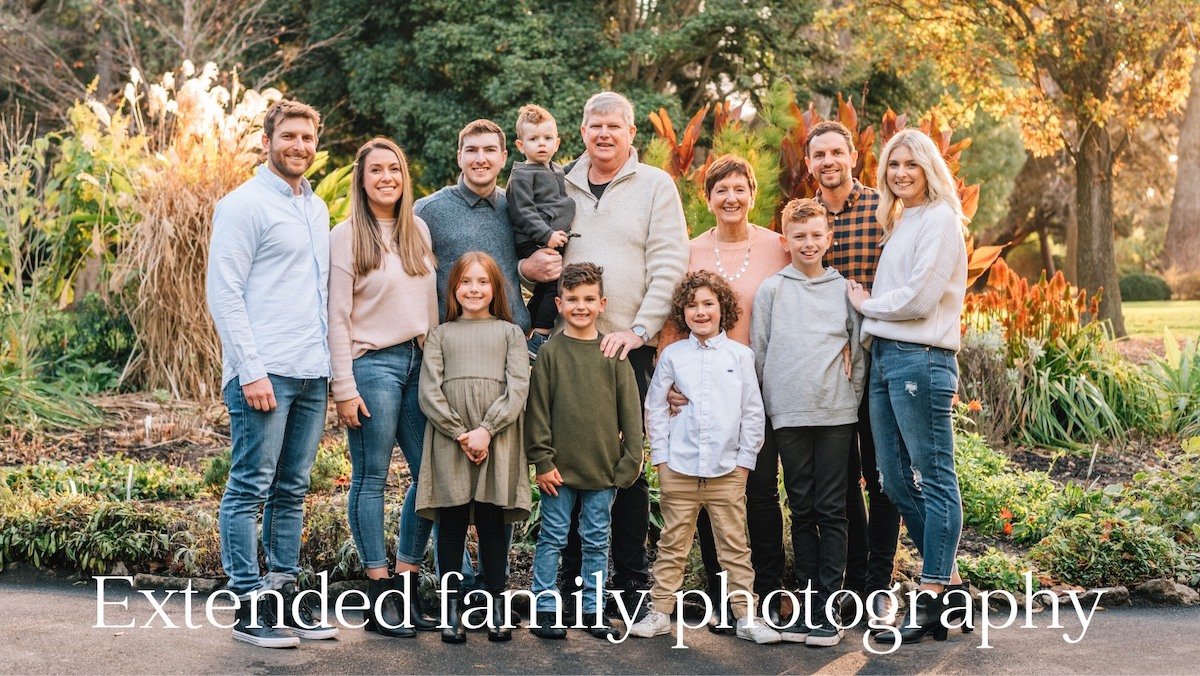 Extended family photography, Geelong