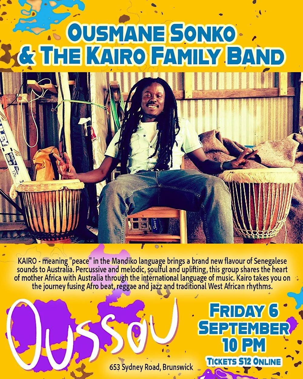 Ousmane Sonko &amp; The Kairo Family Band @ Bar Oussou