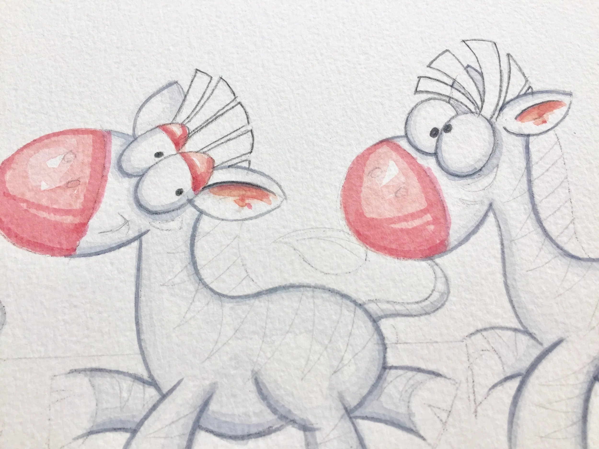 Funny little zebras Clippity clop, hoppity hop, bouncity bop :)