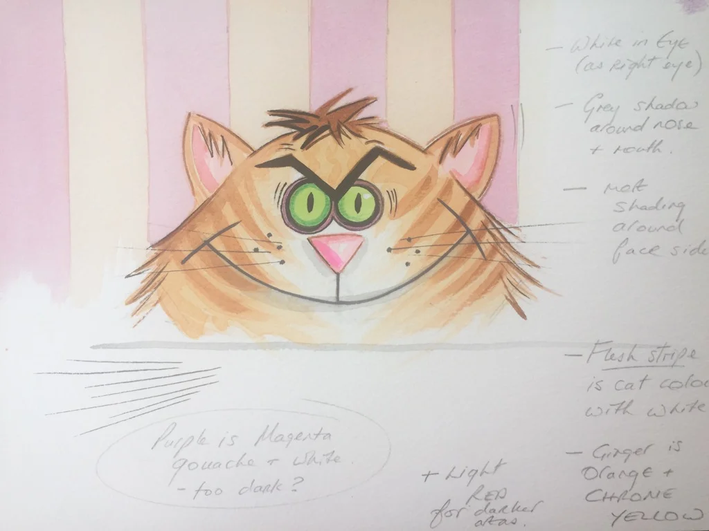 Nosy Parker Sketchy furball – meeooow! 