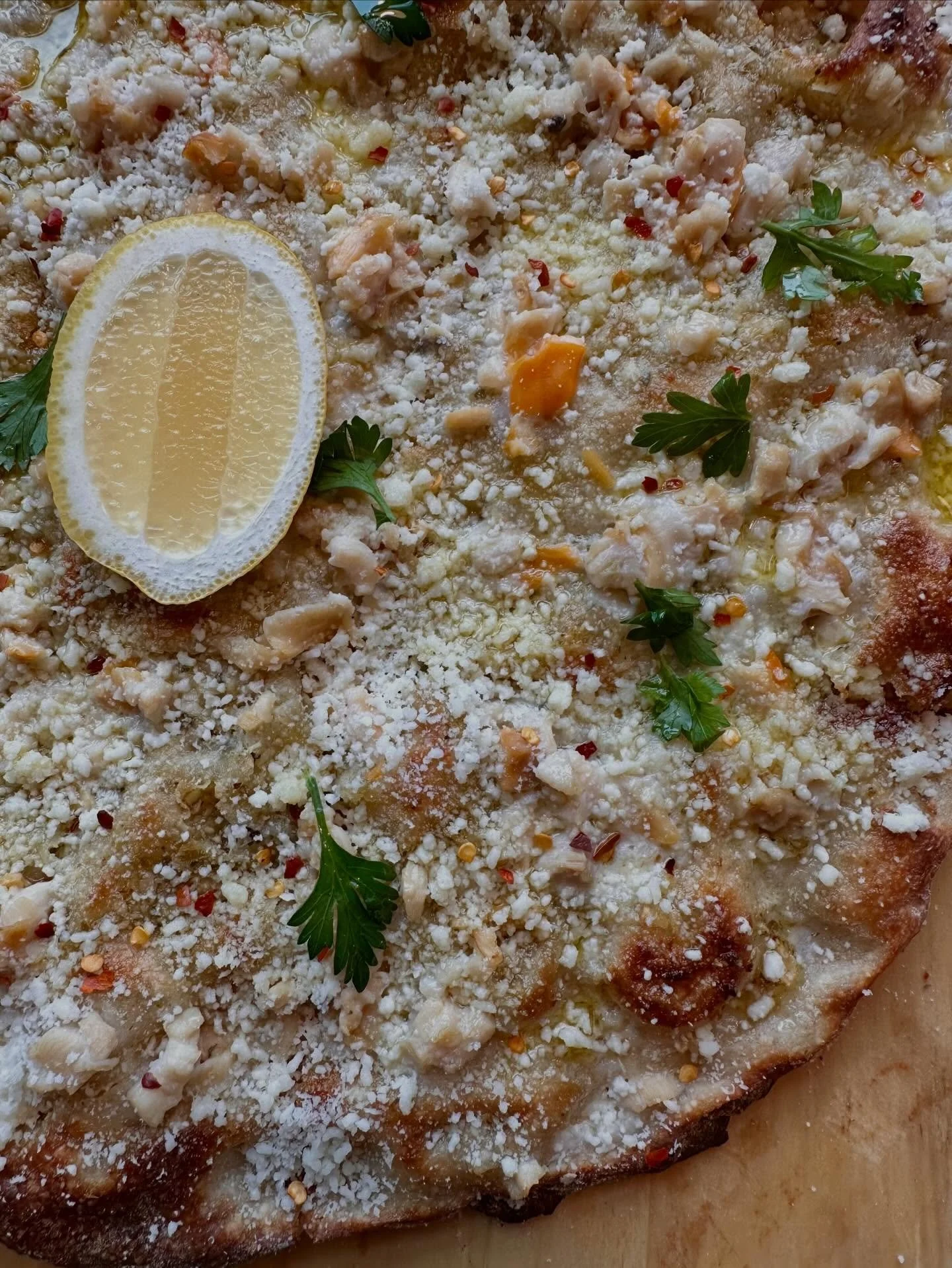 Happy Wednesday! 

For a limited time only we have a worth-wild pizza special available!

CLAM PIZZA. $26

Fresh Gulf of Maine Clams, Cream, Garlic, chili flake, Oregano, finished with Parsley, Pecorino &amp; garnished with a lemon wedge. 

If you ha