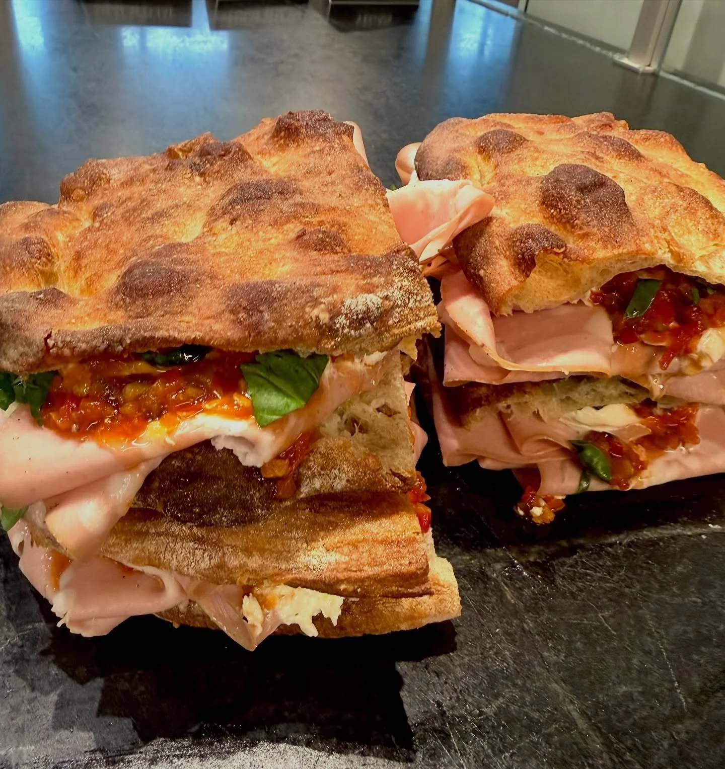 HAPPY TUESDAY EVERYONE!
We have an &lsquo;insider tip&rsquo; for you this morning regarding our MORTADELLA &amp; BURRATA SANDWICH.  Although it&rsquo;s not on the menu, we put a few &ldquo;singles&rdquo; on our Pronto Slice Bar for lunch customers ($