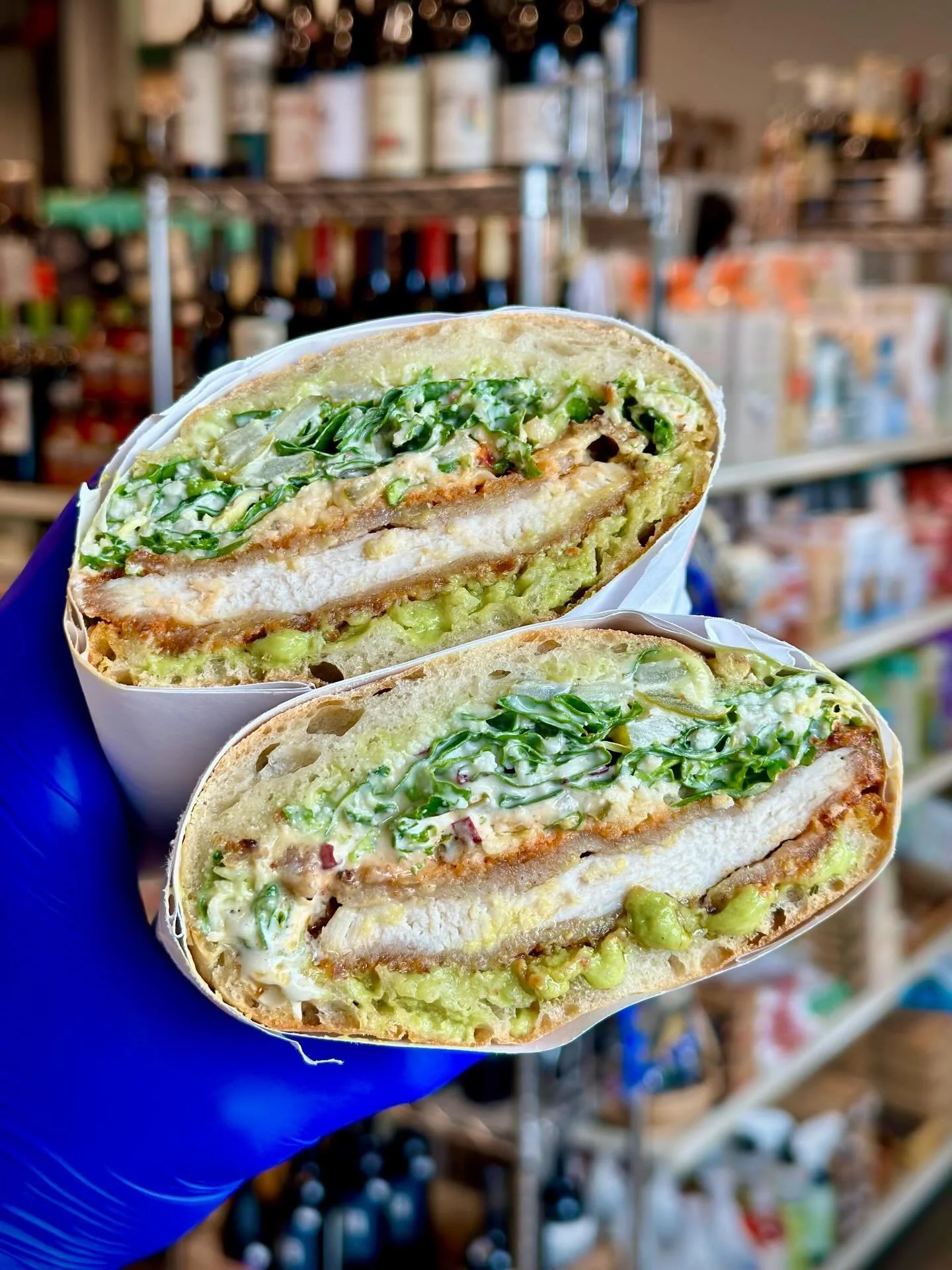 Happy MONDAY! 

BUFFALO CHICKEN CAESAR-AVO SANDWICH SPECIAL TODAY

Chicken Cutlet, Buffalo Sauce, Pickles, Dark Greens&amp; Mashed Avocado on our Bakery&rsquo;s Sourdough Stirato!

Try it today!

OPEN UNTIL 8PM
PHONE ORDERS: 207-613-9873
DELIVERY: @2