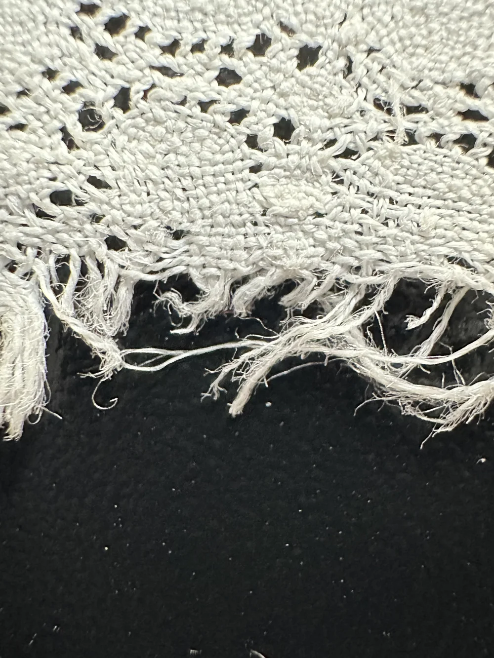 Closeup of Threads and Fibers, photograph by and courtesy of Elizabeth Kurella