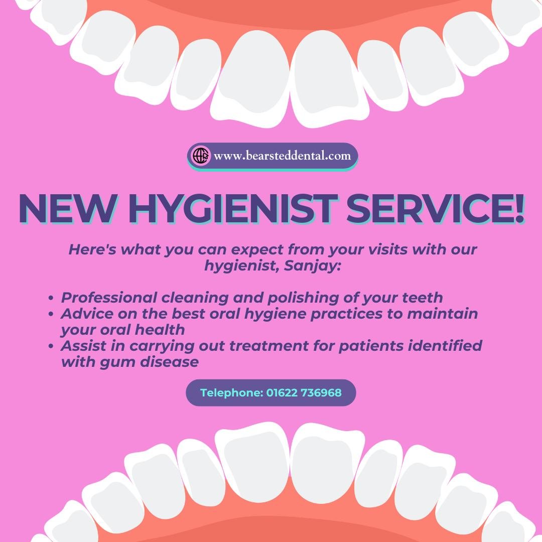 We have some exciting news to share! We're thrilled to introduce our new dental hygienist, Mr. Sanjay Sunar, to our team at Bearsted Dental Studio. 🦷✨

Sanjay is a fully UK-qualified dental professional with a special interest in gum health. He&rsqu