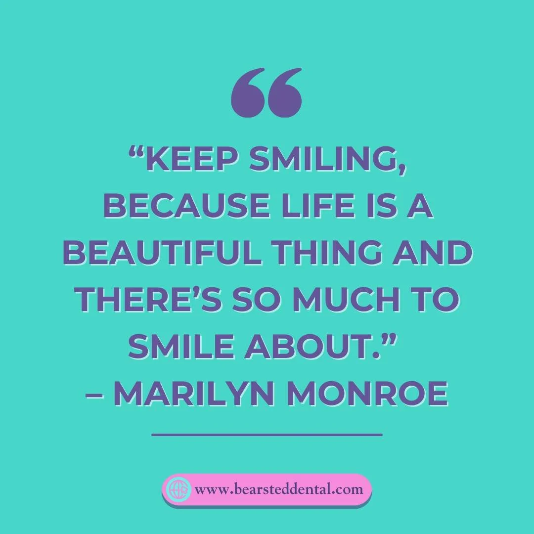 &ldquo;Keep smiling, because life is a beautiful thing and there&rsquo;s so much to smile about.&rdquo; 
&ndash; Marilyn Monroe

Happy Monday everyone! Tag your friend who has a wonderful smile below!

If you need dental help, please get in touch wit