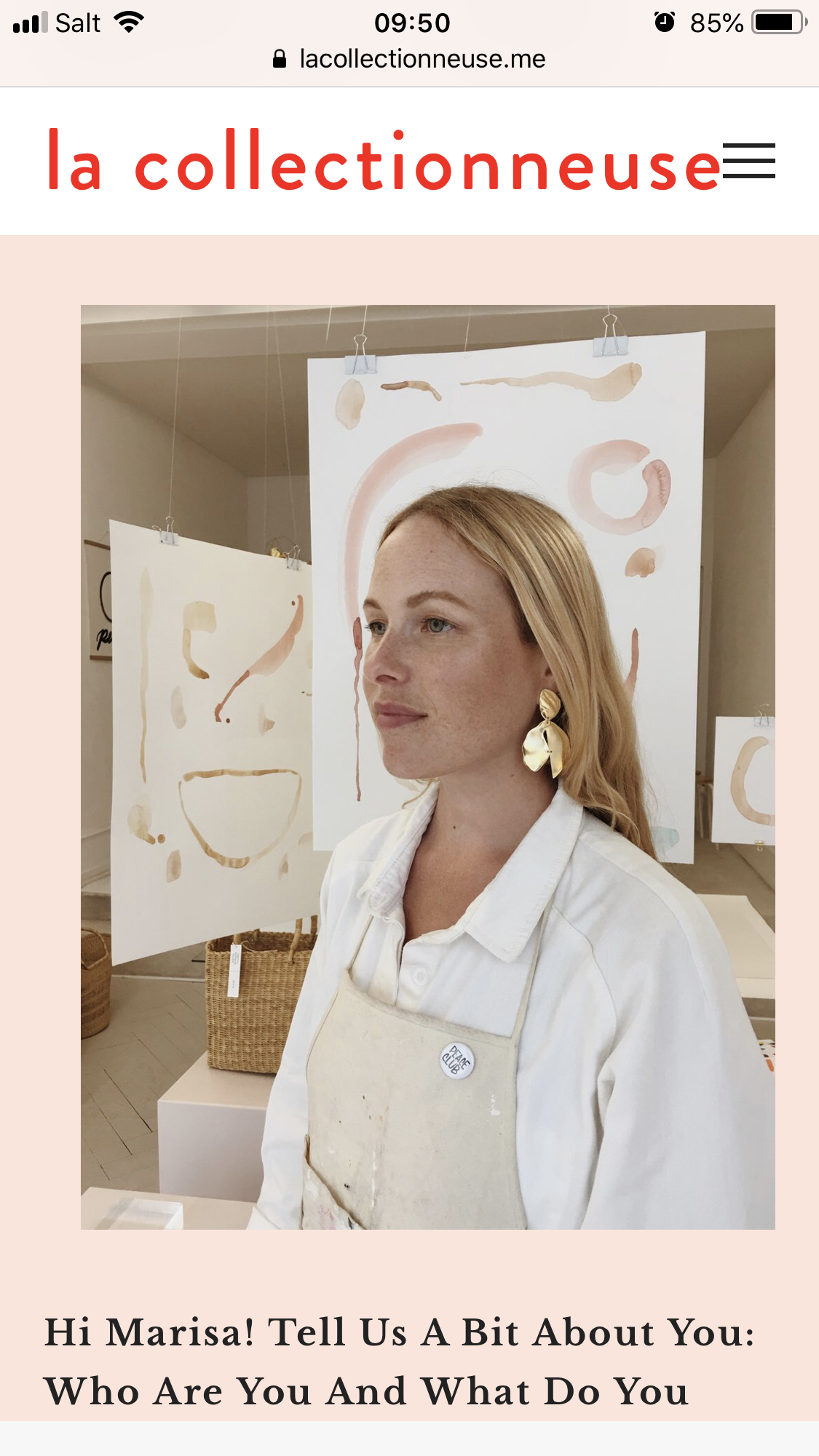 LA COLLECTIONNEUSE: A HOLISTIC APPROACH TO ART AND DESIGN WITH MARISA BURN
