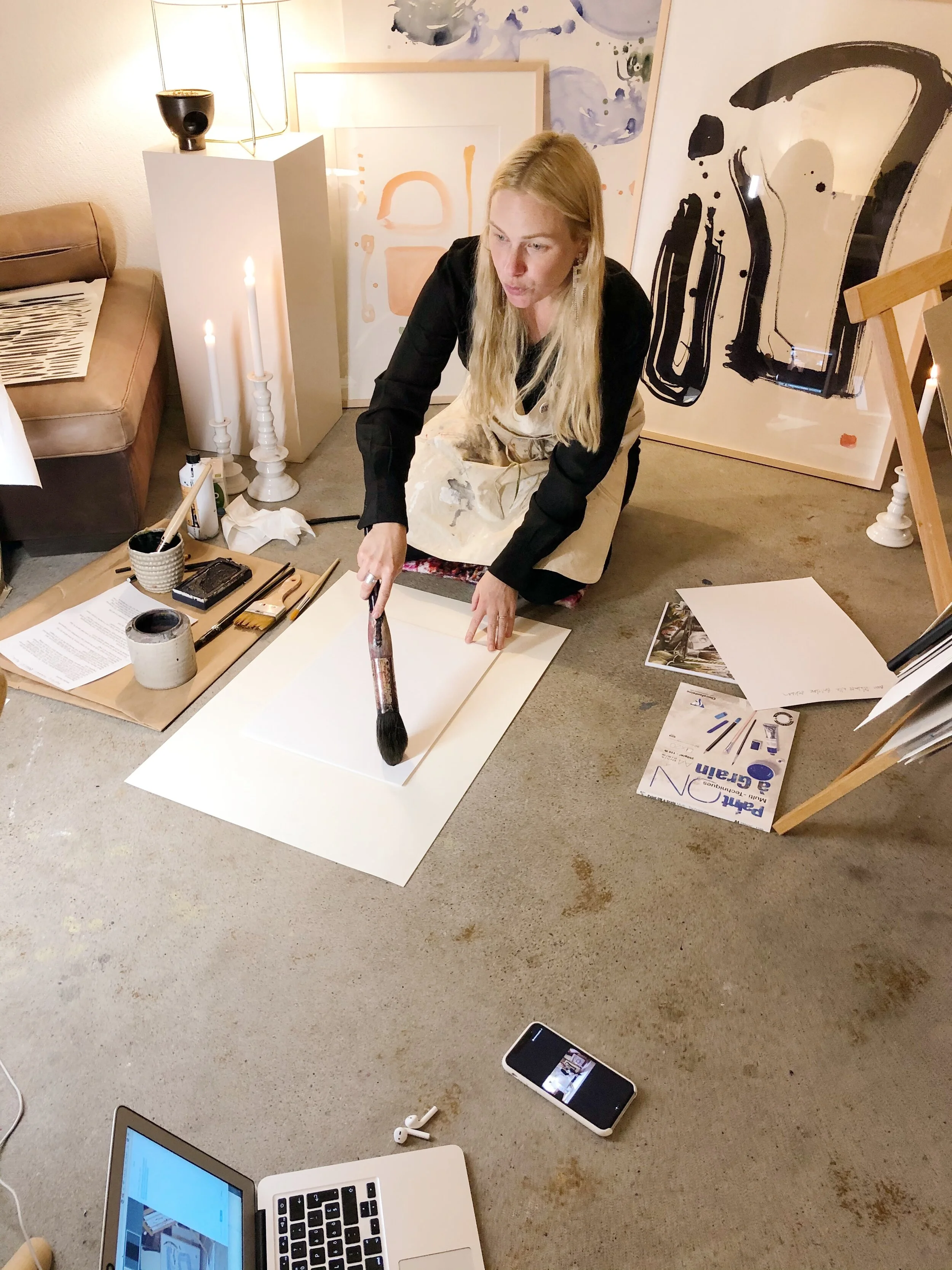 Online Mindful Painting Workshop 