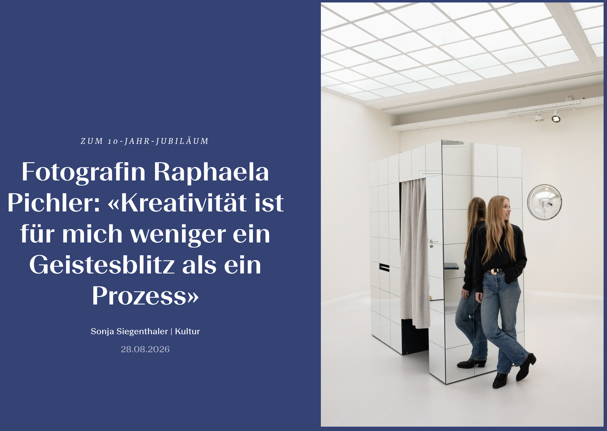 NZZ Bellevue:  Zehn Persönlichkeiten aus der Schweiz, die mit ihrem Schaffen inspirieren.