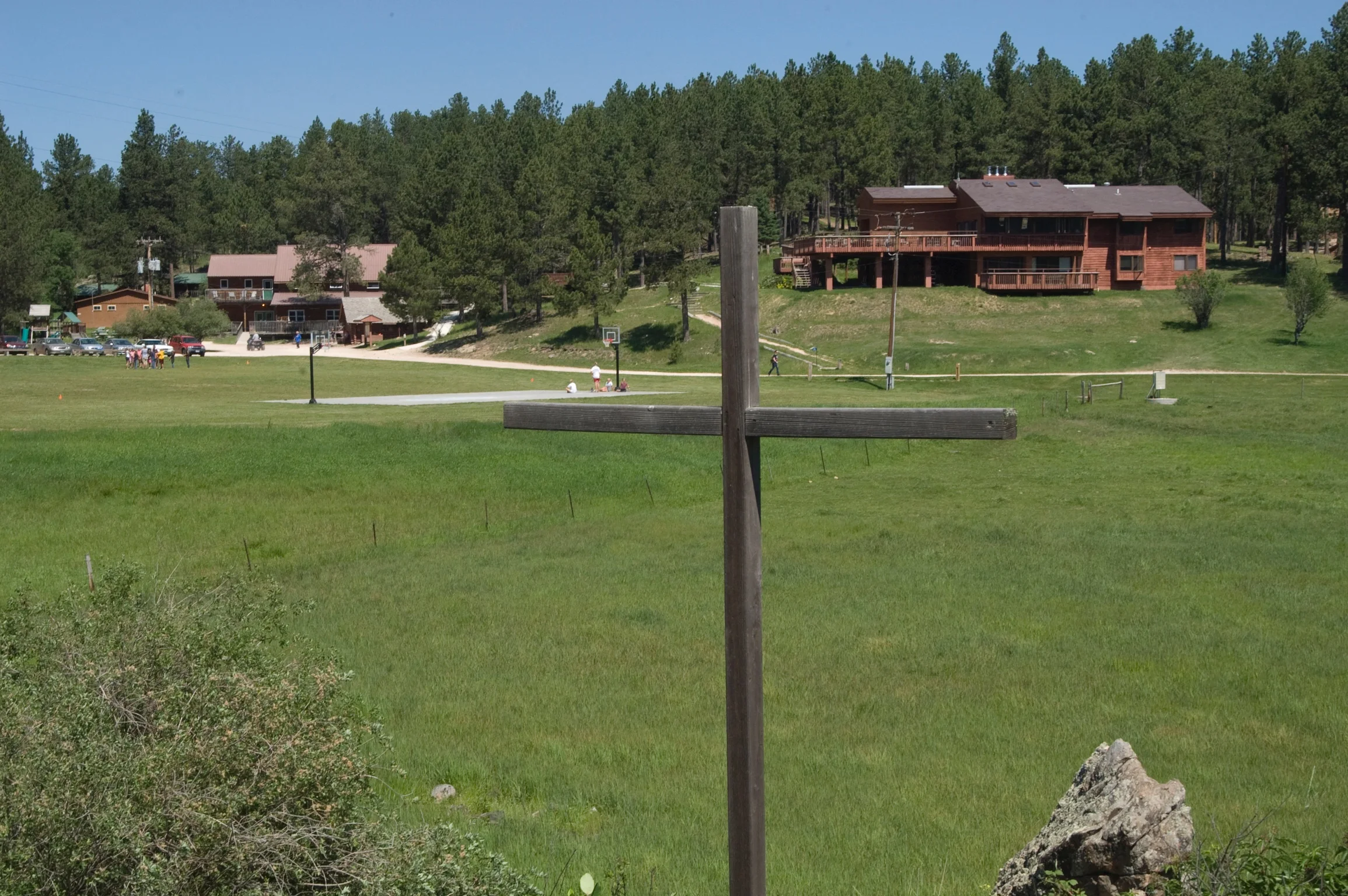 Spend quality time in community and creation at Outlaw Ranch. Stay in our lodge, cabins, or barn and enjoy home-cooked meals in our dining hall.