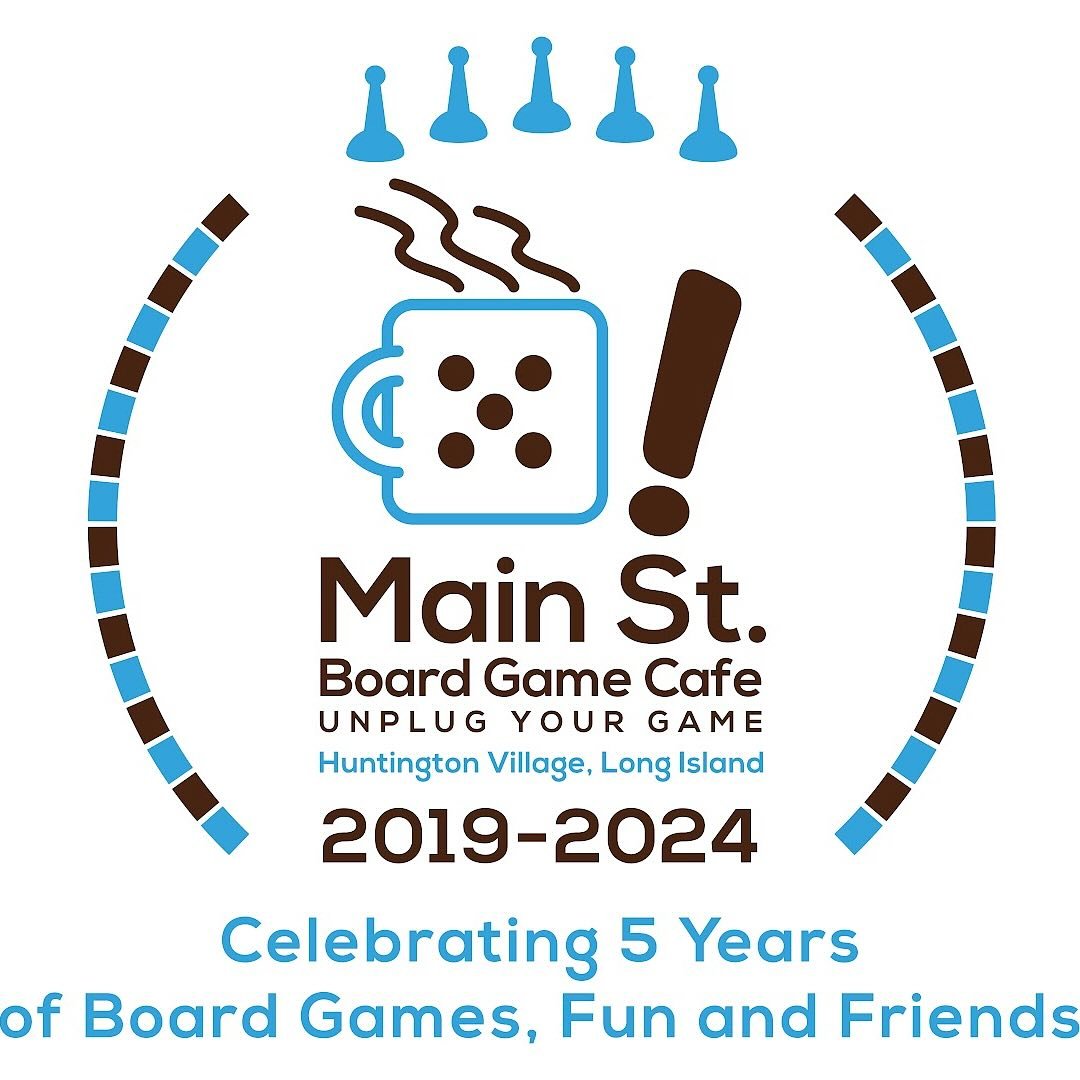 Today&rsquo;s the day! Join us at 2 pm for our 5th Anniversary Celebration!

#mainstboardgamecafe #flgs #Unplugyourgame #screenfreekids #familyfun #nassaucounty #suffolkcounty #boardgames #huntington #huntingtonny #huntingtonvillage #huntingtonvillag