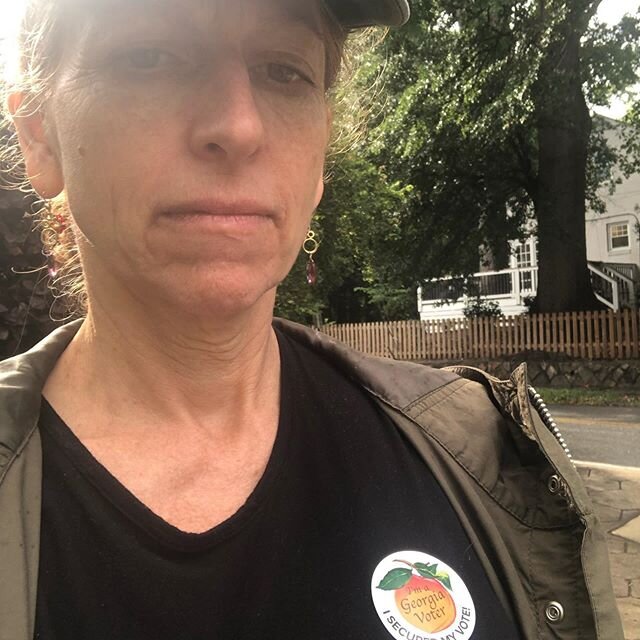 Voted! It took two and a half hours for around 100 people to get through process. And, my touch screen was super difficult. This does not bode well for November.