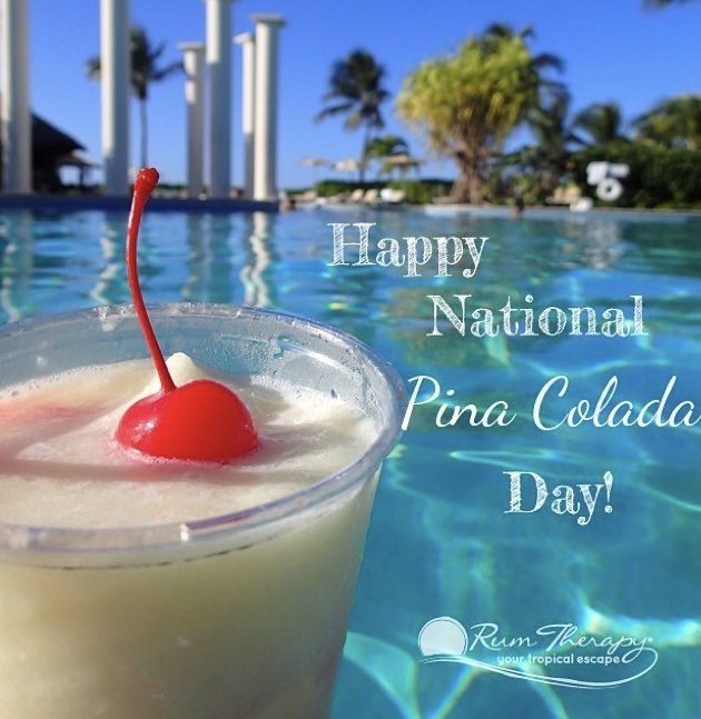 No matter what nation you find yourself, happy National Pi&ntilde;a Colada Day! @rum_therapy