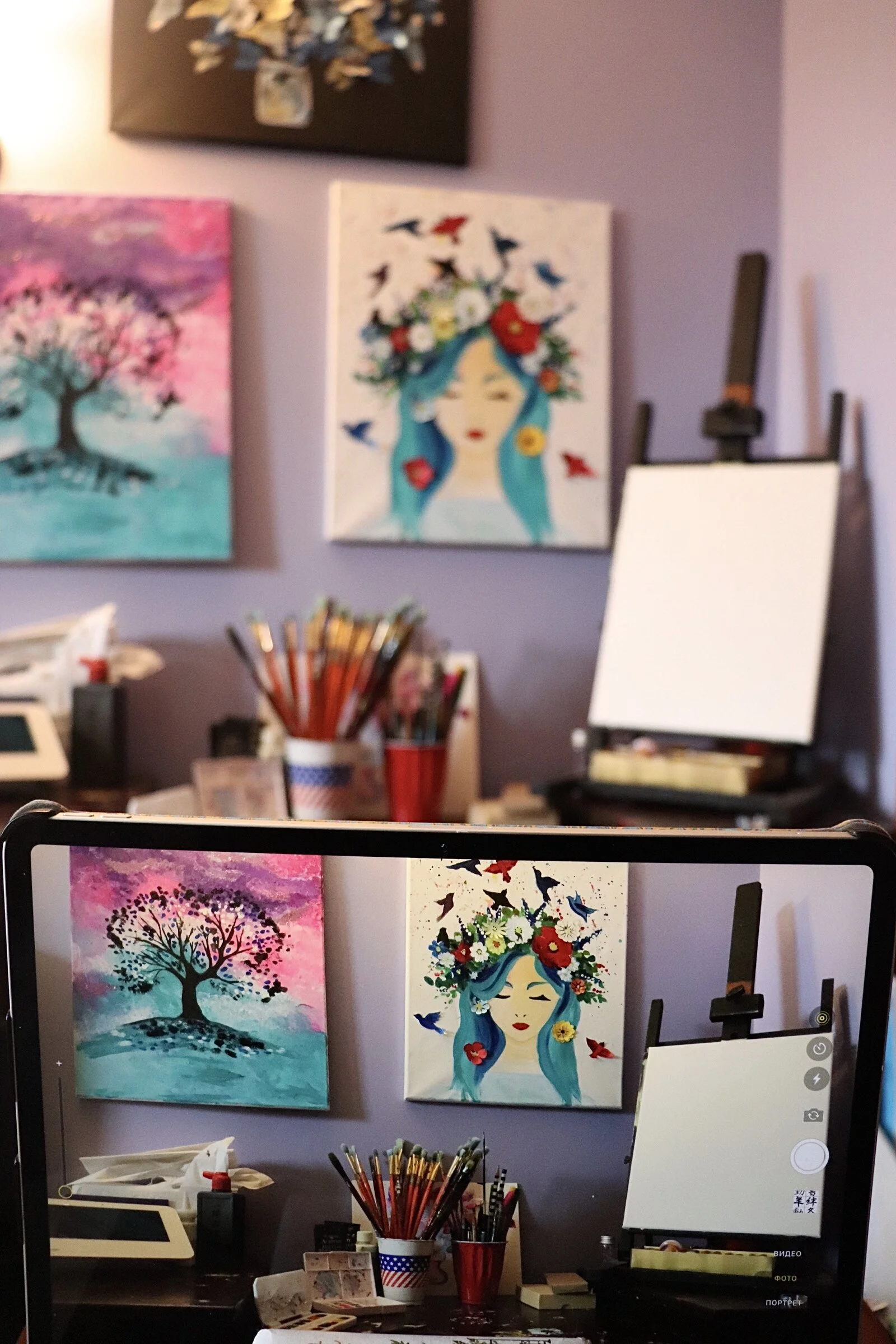 Virtual Painting Party Painting and Crafting Classes for kids and