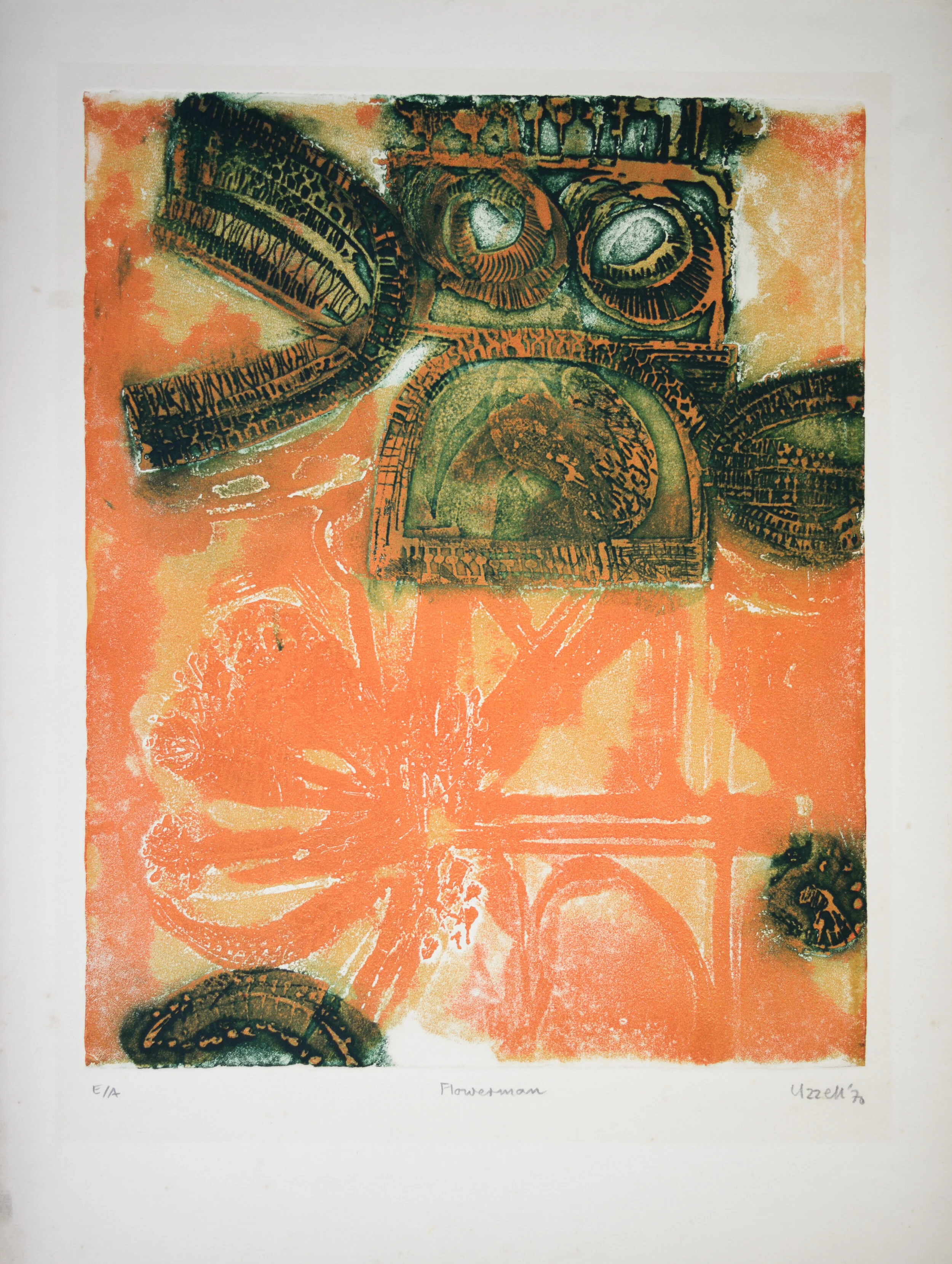 Uzzell,Glyn;Graphics;;0;Flowerman;65x50;1970;Artist's%20Proof%20-%20H.C.;8200;1;11.jpg