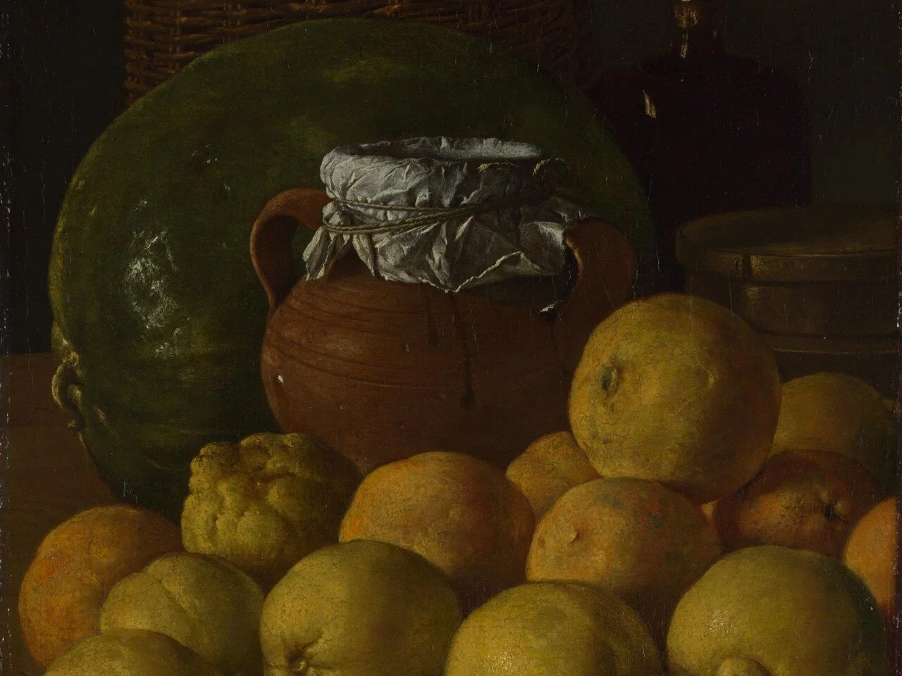 Luis Egidio Meléndez, Still Life With Lemons and Oranges (1716-1780), The National Gallery