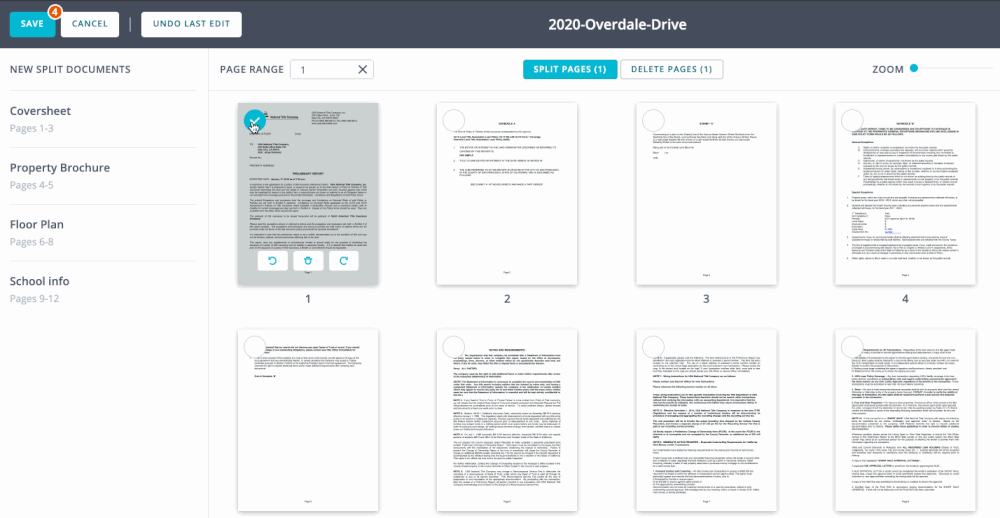 Small changes, big efficiency, splitting large documents - made easy by ...