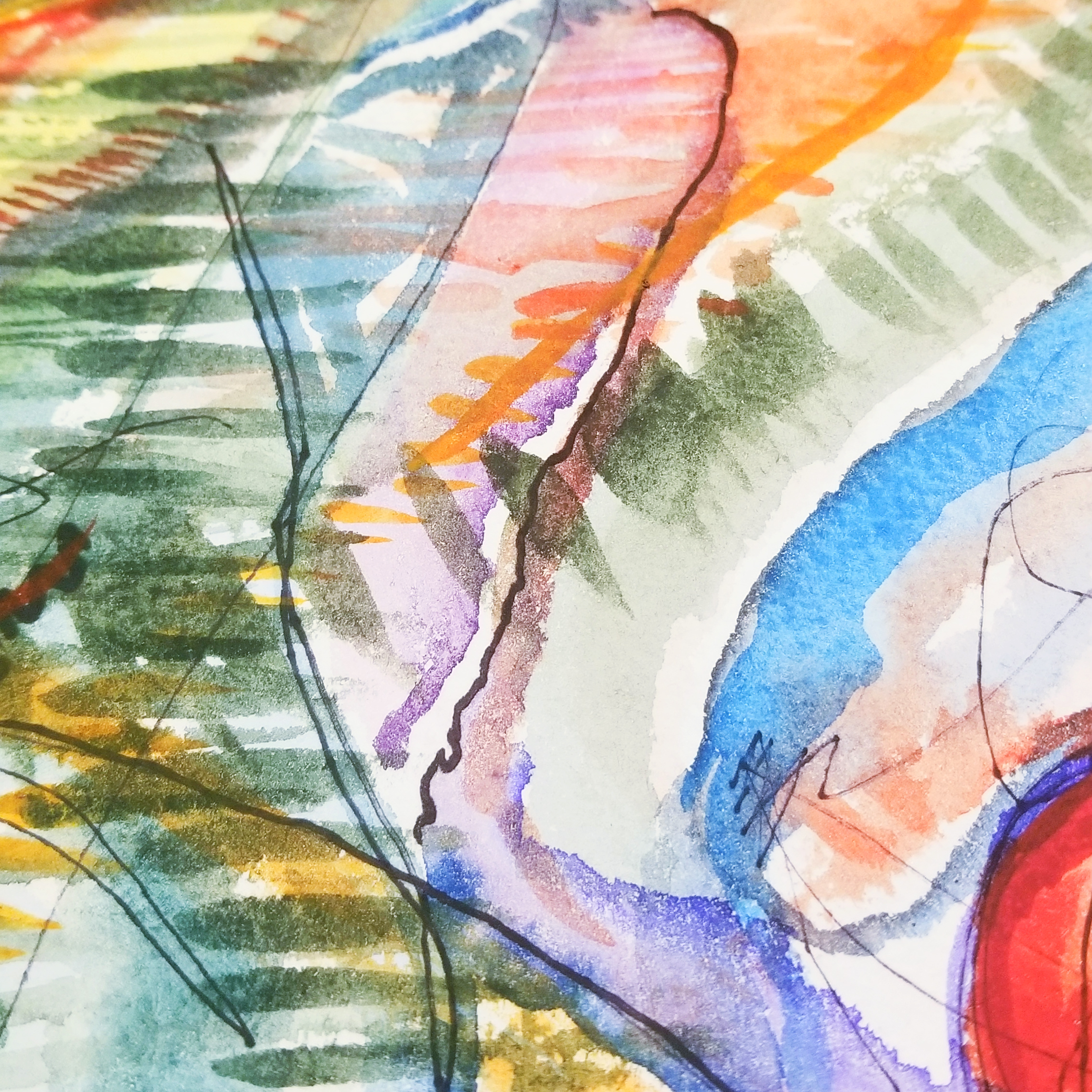 Anxiety I (detail), 2018