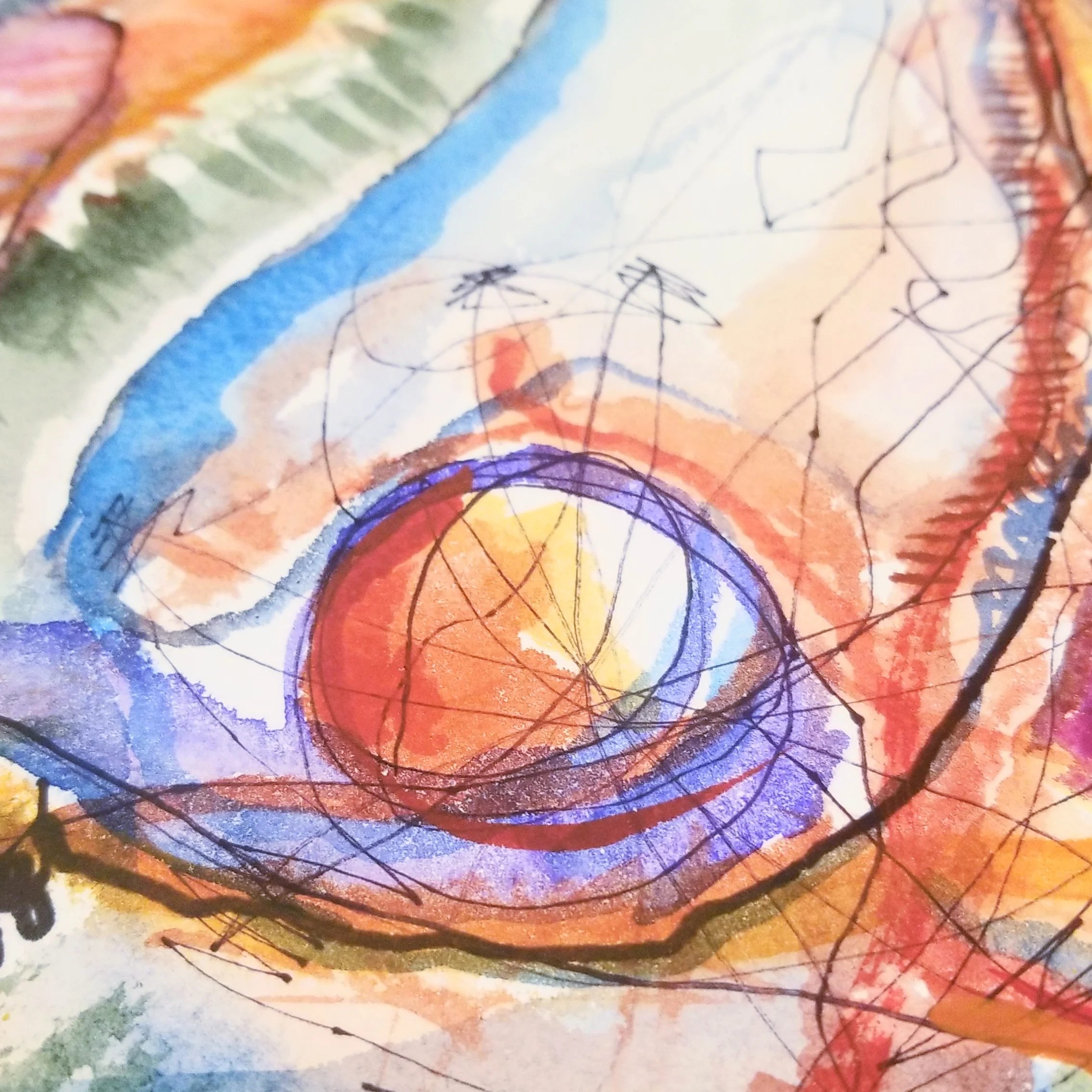 Anxiety I (detail), 2018