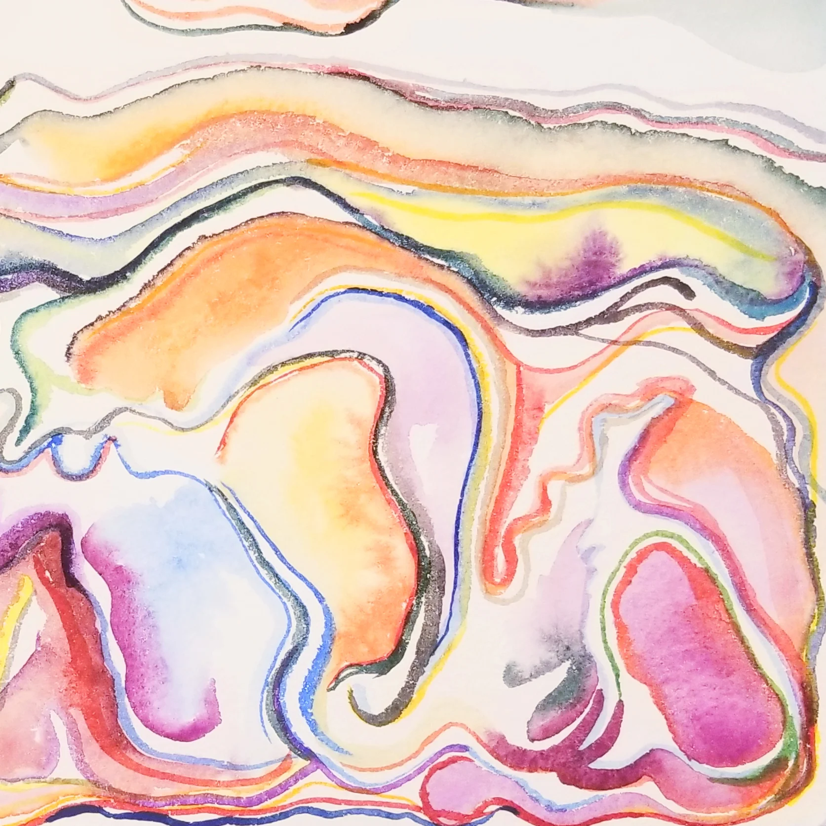 Sadness/Anger I (detail), 2018