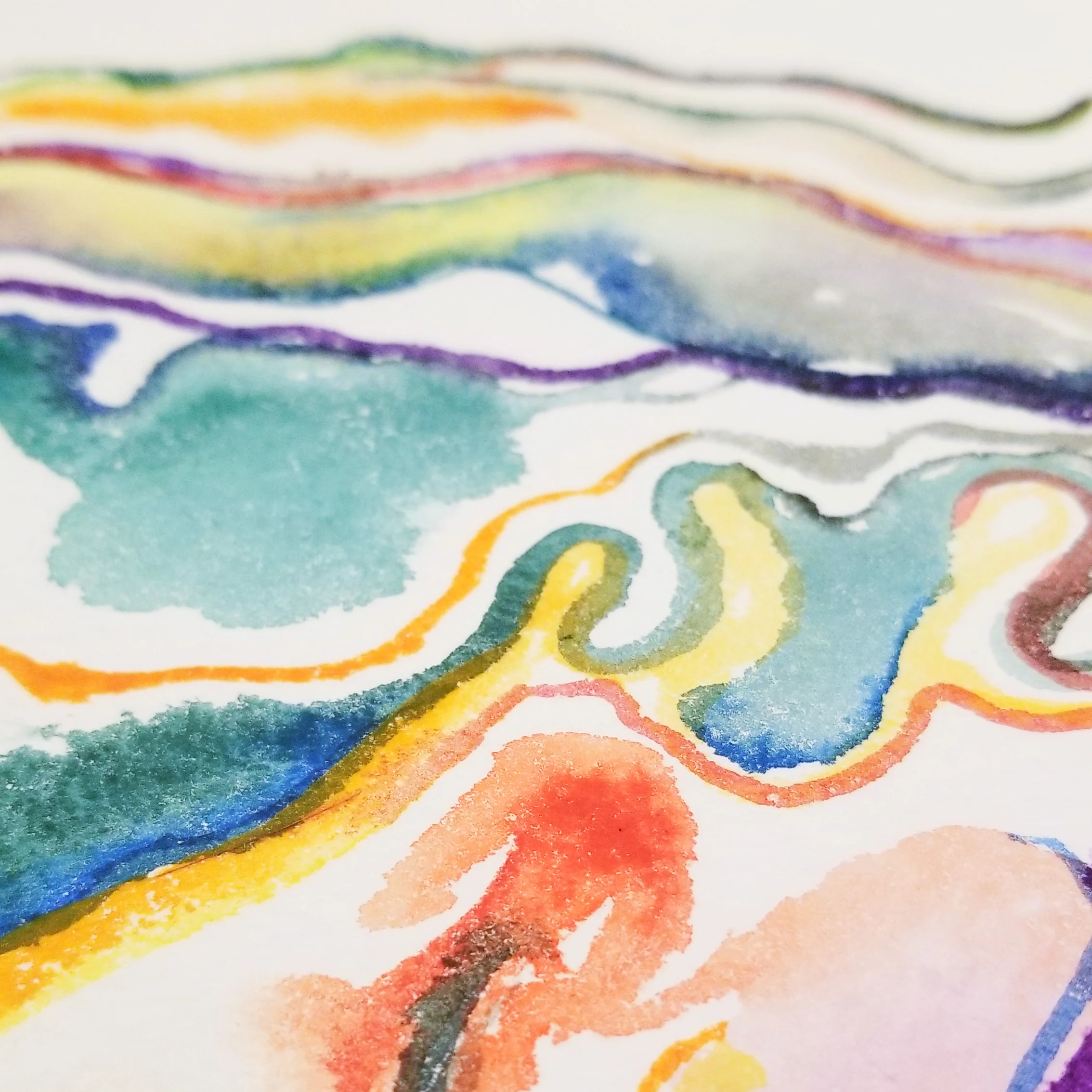 Sadness/Anger I (detail), 2018