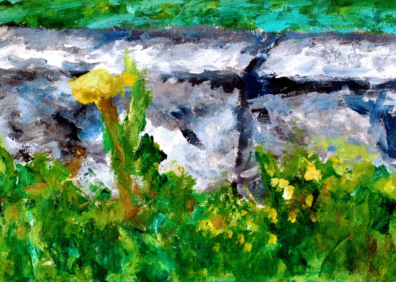 Dandelion, 2010, acrylic