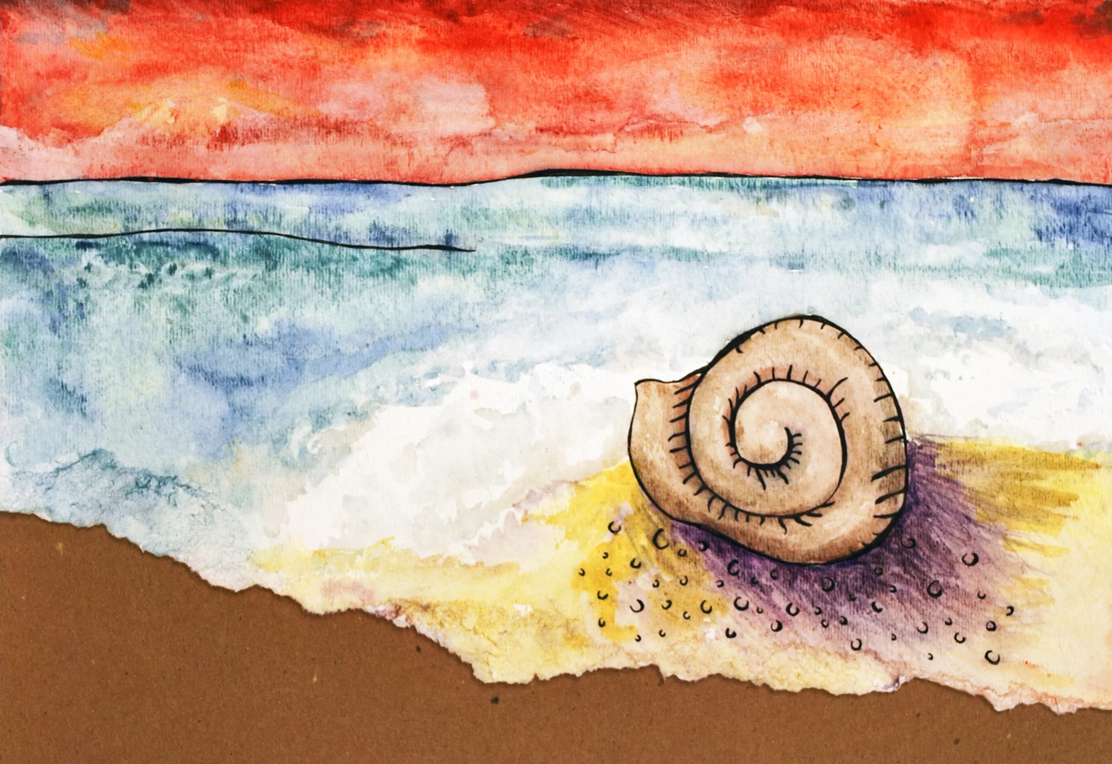 ~2009, watercolor, pen