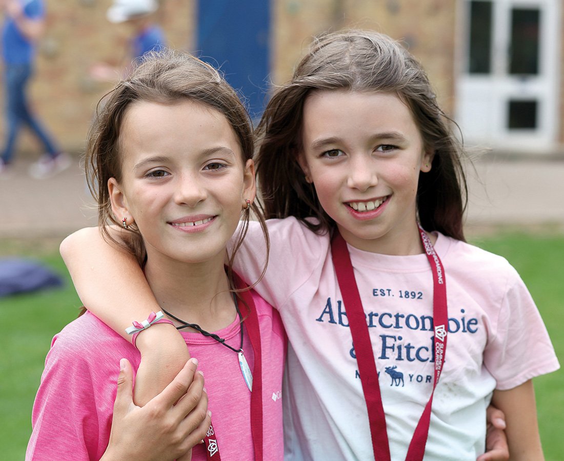Two female students smiling at camp dragon.jpg
