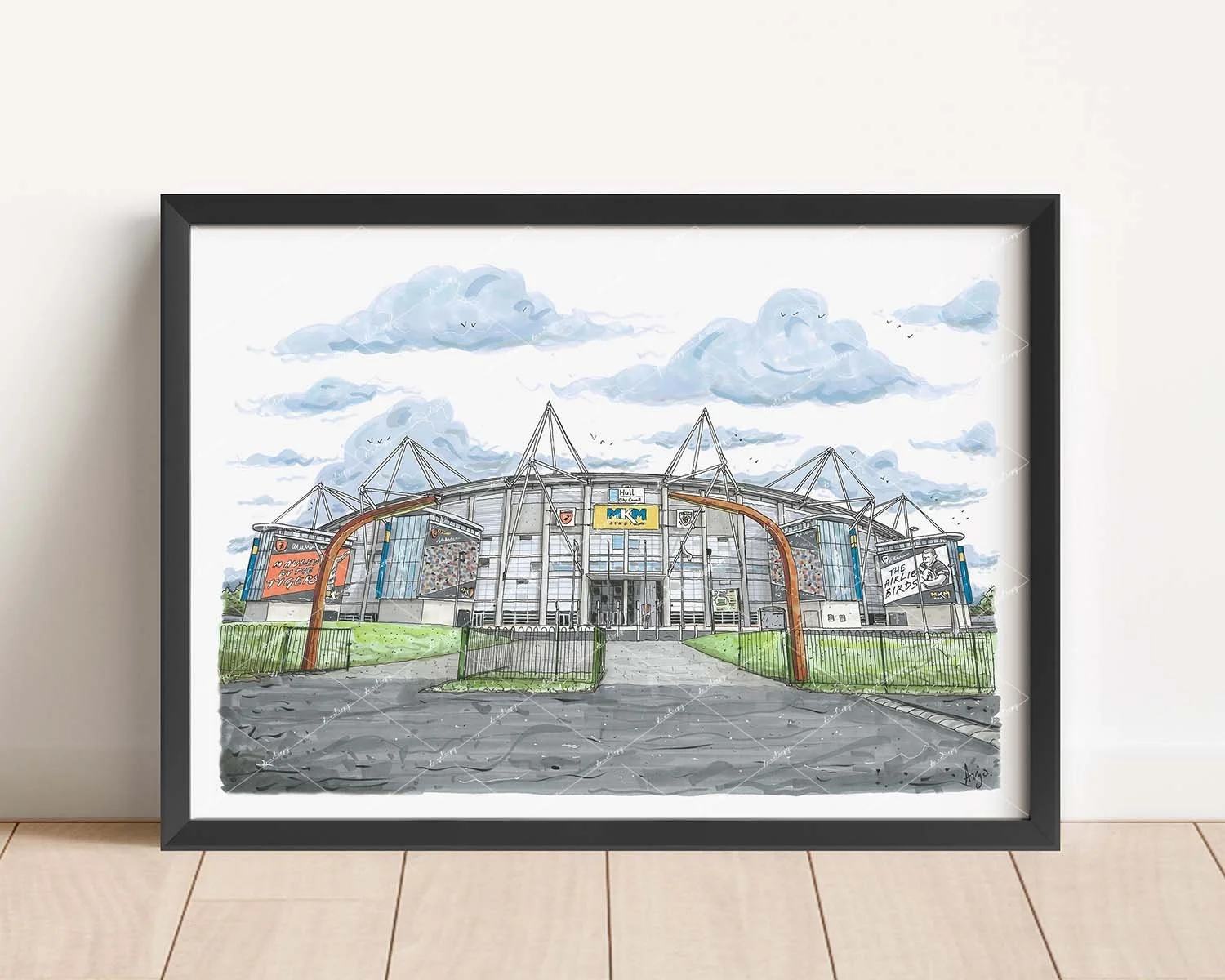 Hull City Football Club and Hull F.C MKM Stadium Prints