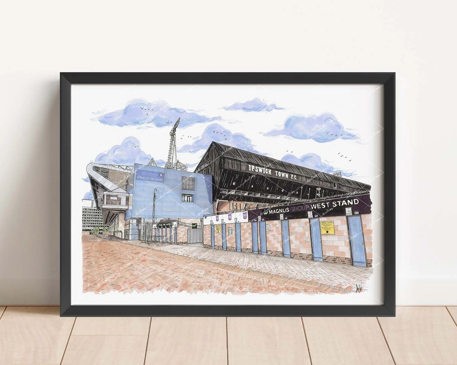 Ipswich Town Football Club Portman Road Stadium Prints